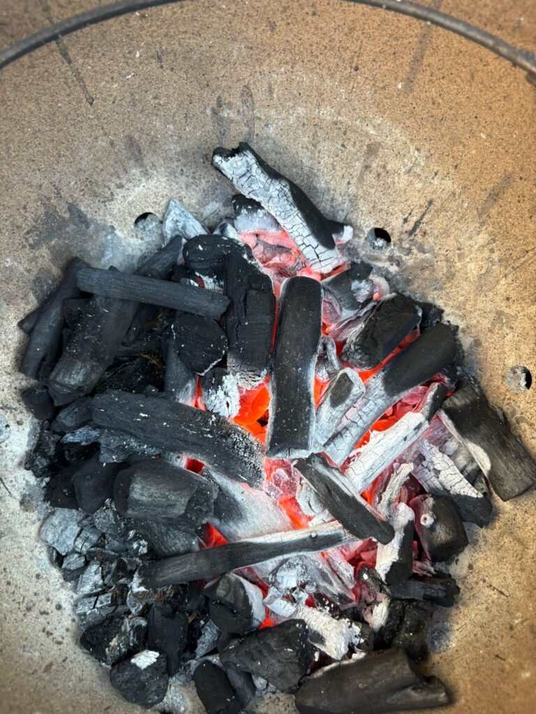 Kamado inbranden